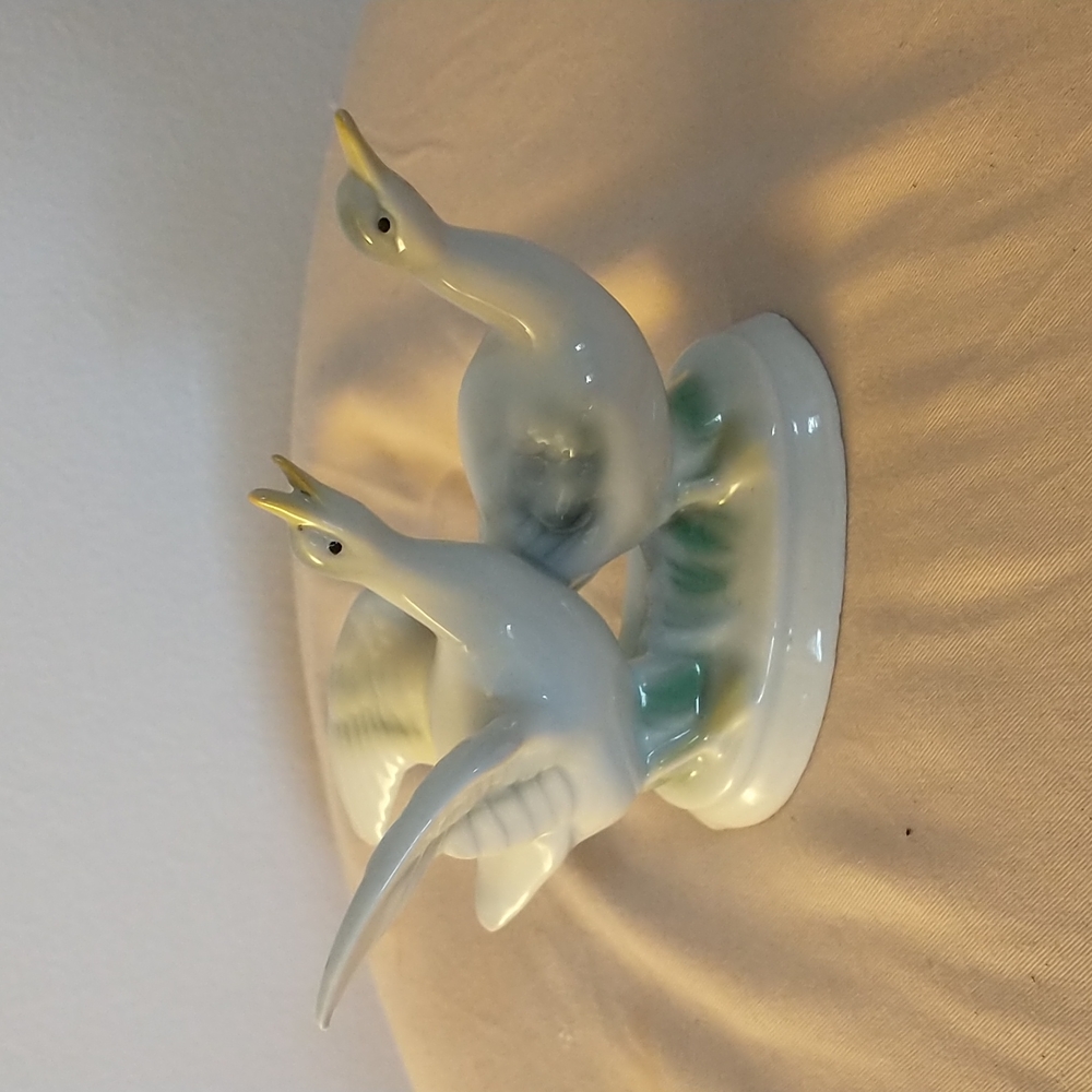 Gerold Bavarian porcelain geese